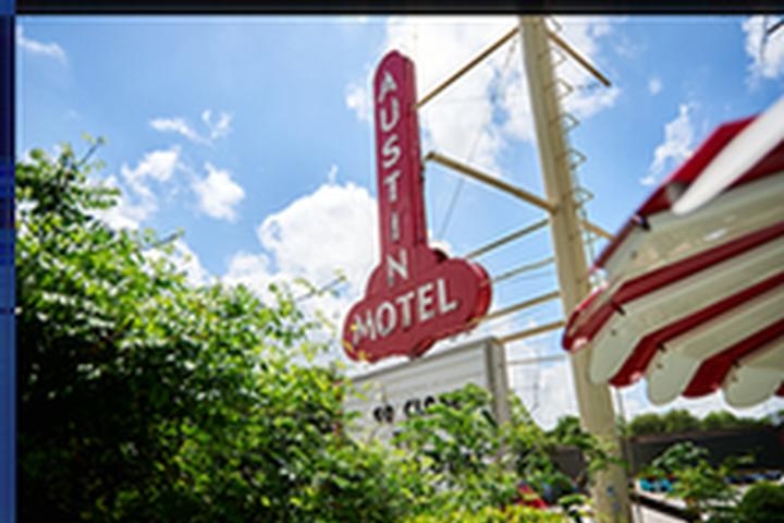 Austin Motel photo collage
