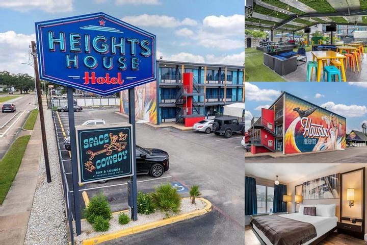 Heights House Hotel Houston photo collage