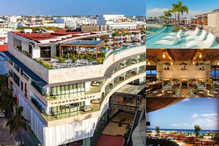Thompson Playa Del Carmen Main House & Beach House photo collage