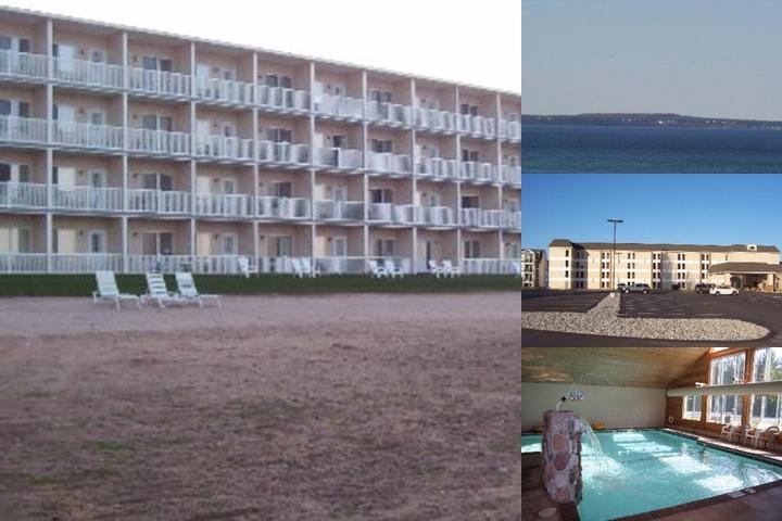 Mackinaw Beach & Bay Inn & Suites photo collage