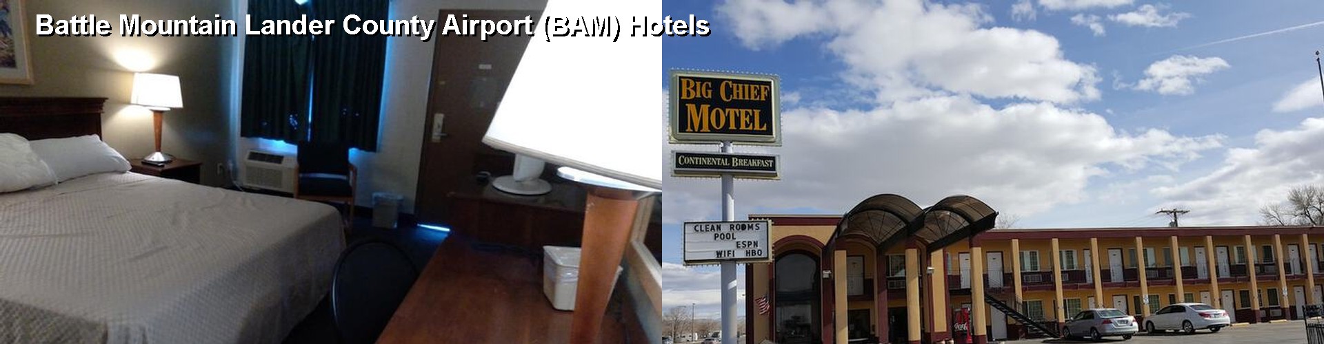 0 Best Hotels near Battle Mountain Lander County Airport (BAM)