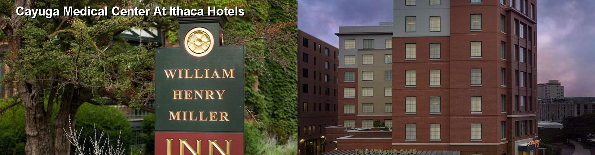2 Best Hotels near Cayuga Medical Center At Ithaca