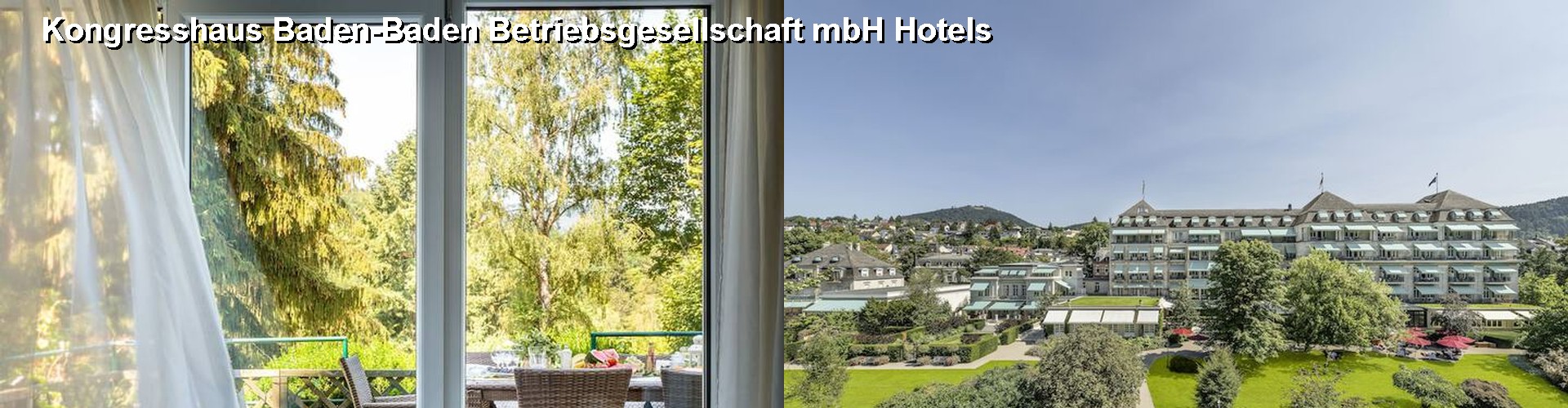 5 Best Hotels near Kongresshaus Baden-Baden Betriebsgesellschaft mbH