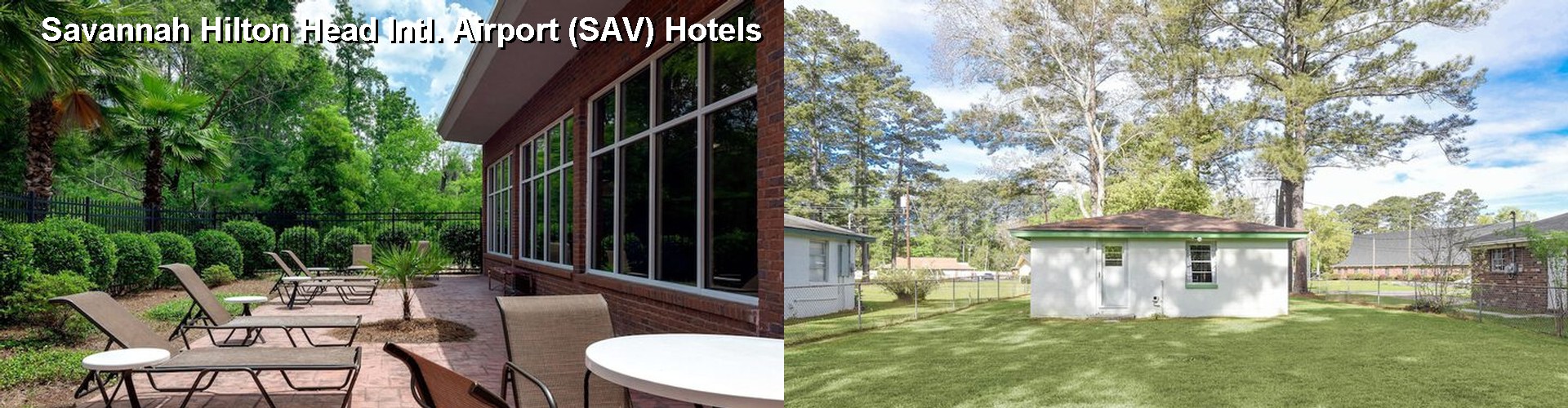 4 Best Hotels near Savannah Hilton Head Intl. Airport (SAV)
