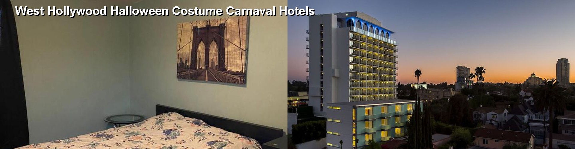 5 Best Hotels near West Hollywood Halloween Costume Carnaval