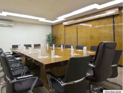 Photo of Singh's meeting room